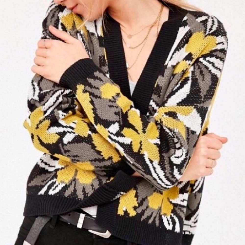 Urban Outfitters Floral Cardigan